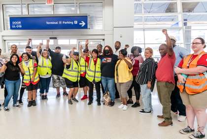 Airport Workers Are Joining Together From Coast to Coast
